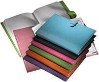Colored Leather Note Pads